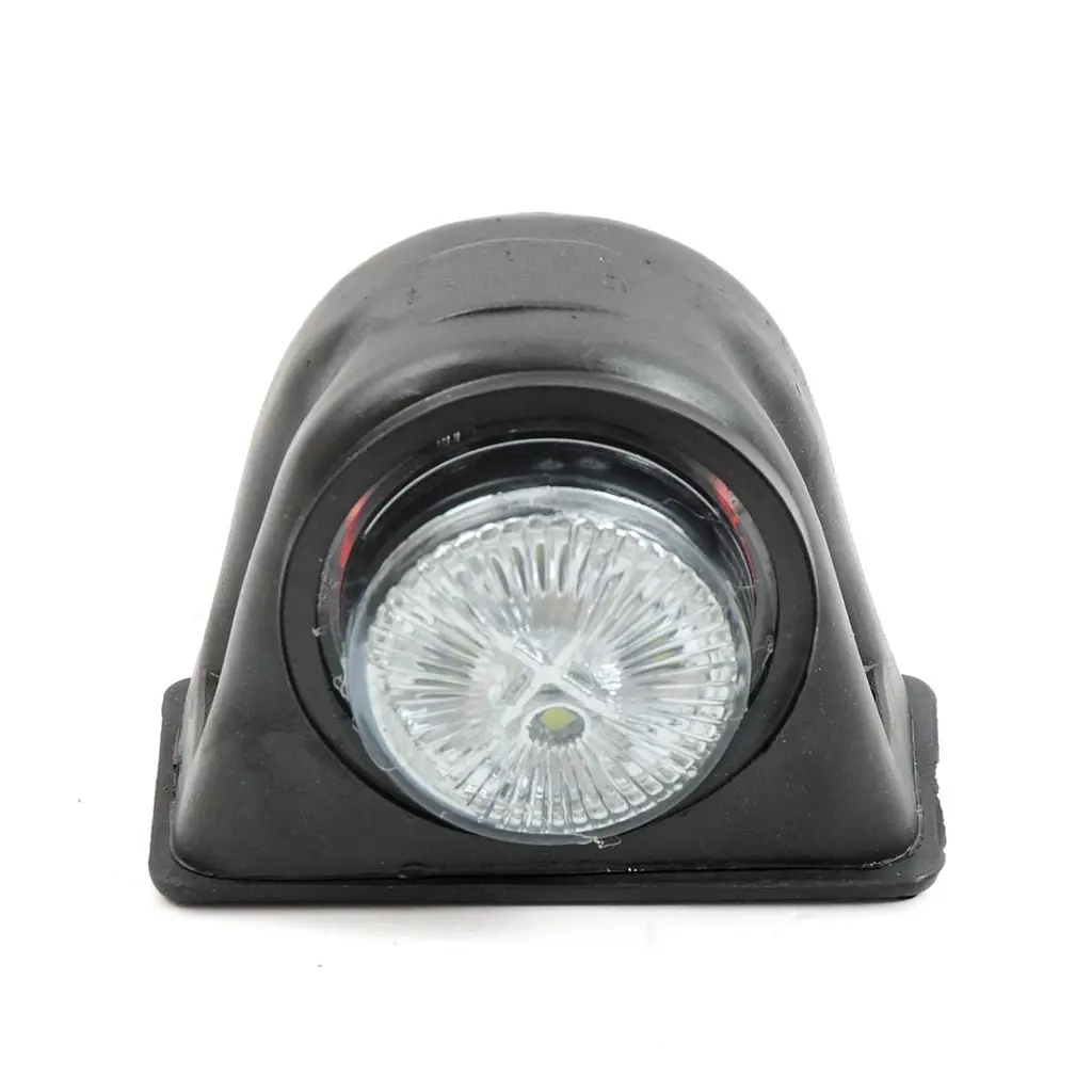 Габарит LED чебурашка 12/24V / великий 9 см / Червоно-Білий 2 шт. (Л 033) - фото 3