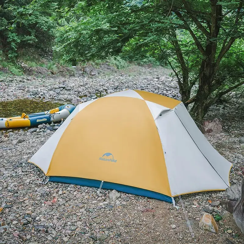 Палатка Naturehike CNK2300ZP024, 210 x 270 x 115 см Желтый (1047-6976023923685) - фото 3