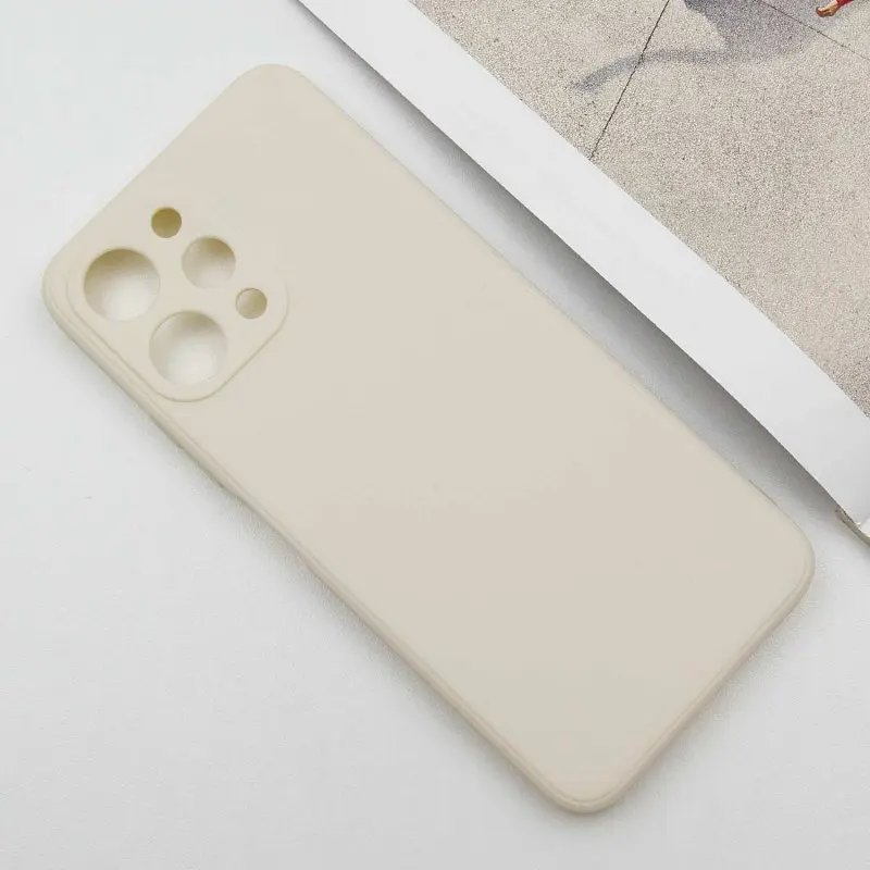 Силіконовий чохол Epik Candy Full Camera для Xiaomi Redmi 12 Бежевий / Antique White - фото 2