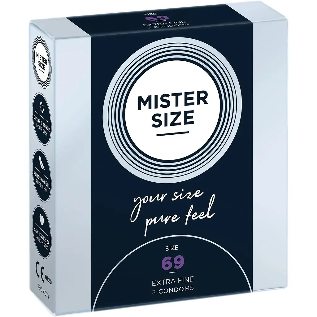Презервативи Mister Size - Pure feel - 69 (3 condoms) - фото 2