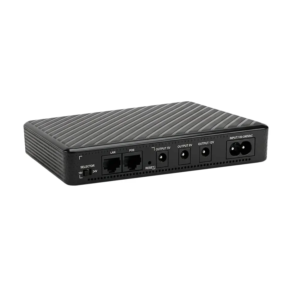 Джерело безперебійного живлення Mini UPS SKE POE-432N 8800mAh 5V/9V/12V/15V/24V/PoE, Li-ion 4*2.2Ah, для роутера та оптичного терміналу (42-00241) - фото 5