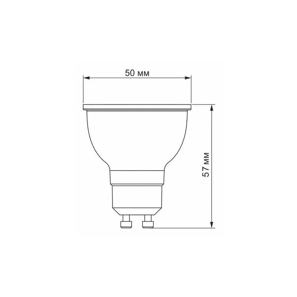 Лампочка Videx MR16e 8W GU10 4100K (VL-MR16e-08104) - фото 3