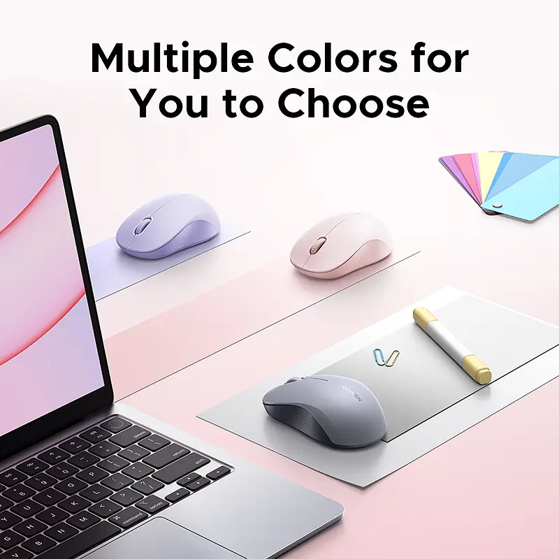 Маніпулятор миша бездротова UGREEN M331 Multi-mode Wireless Mouse Pink - фото 10