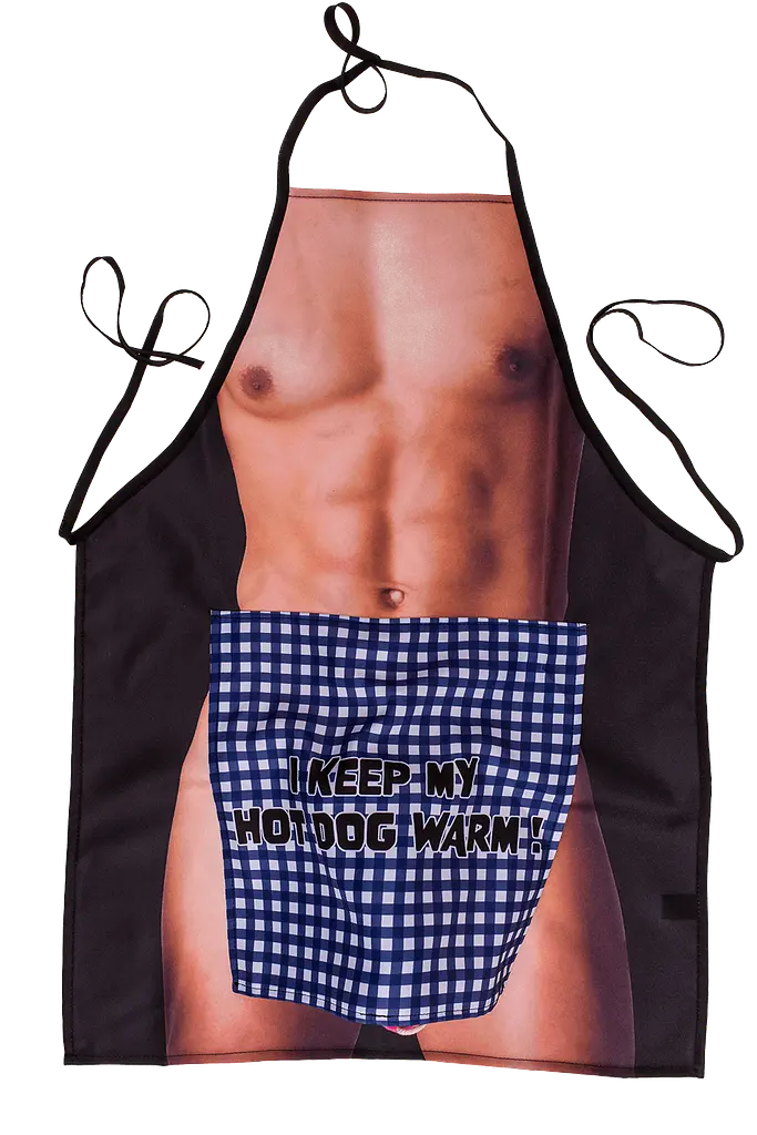 Кухонний фартух з плюшевим пенісом Kitchen Apron Men Body - фото 3