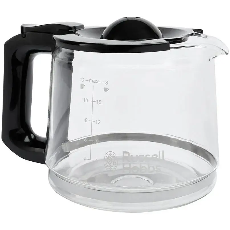 Кавоварка Russell Hobbs Heaton, 1.25 л мелена чорно-срібна - фото 3