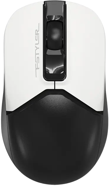 Миша бездротова A4Tech FG12 Black/White - фото 2