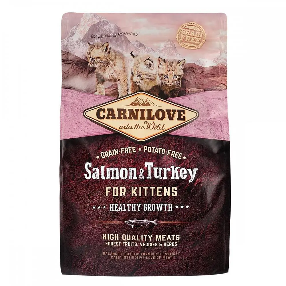 Сухий корм Carnilove Cat Salmon & Turkey Kitten 2 кг з лососем та індичкою для кошенят - фото 4