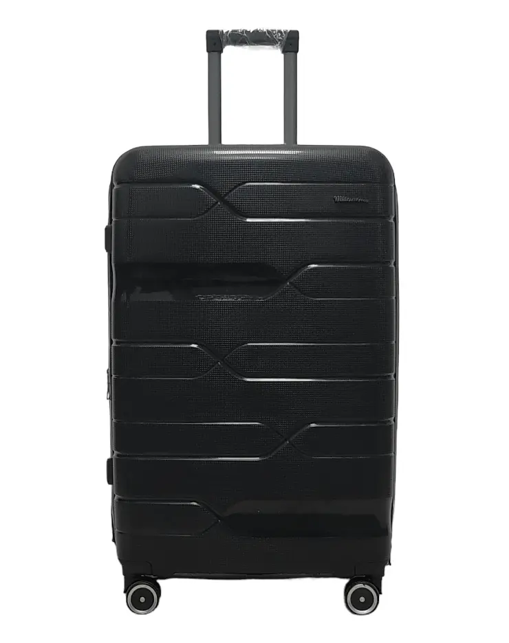Валіза велика L поліпропілен Milano bag 0306 76×49×31см 82л Чорна - фото 7
