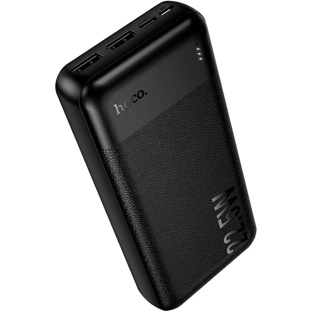 Зовнішній акумулятор Hoco J159A Essence 20000mAh 22.5W Black [165957] - фото 2