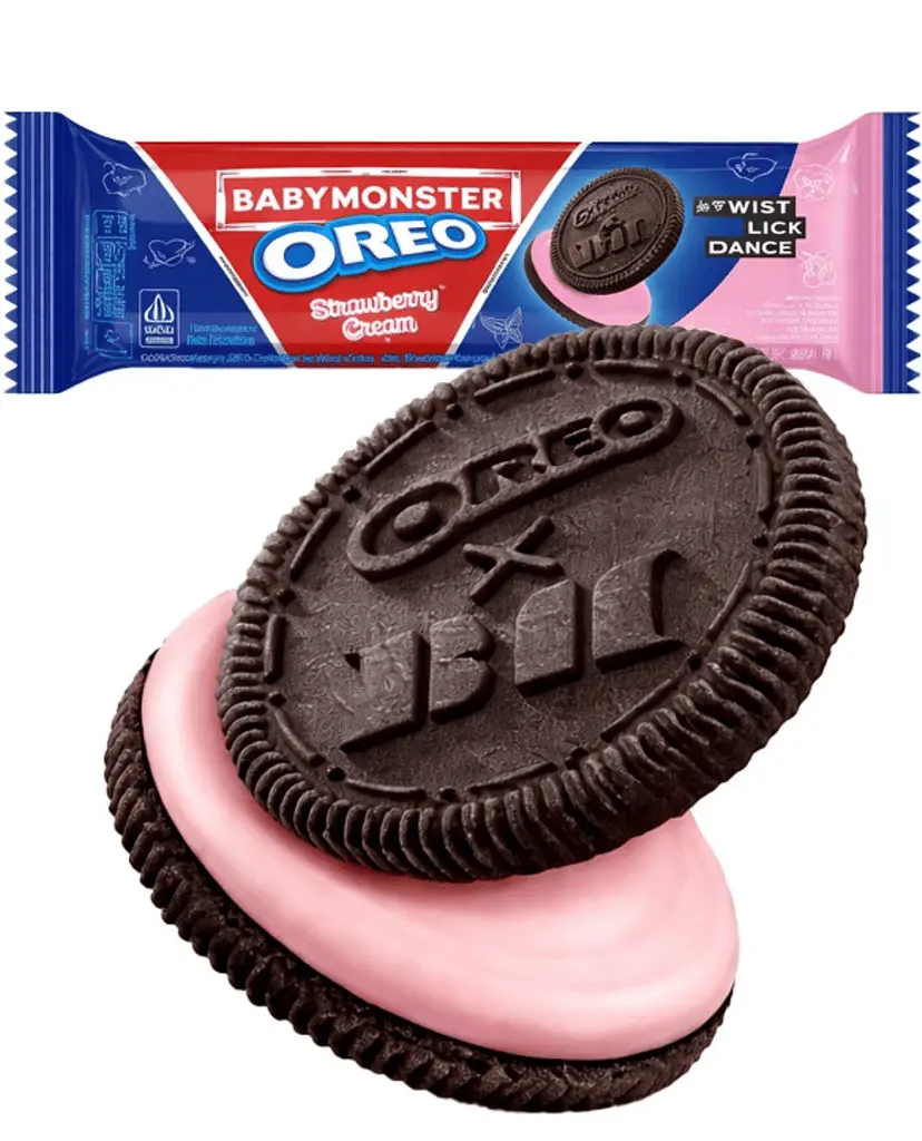 Печиво Oreo BabyMonster Strawberry Creme 110.4г - фото 3
