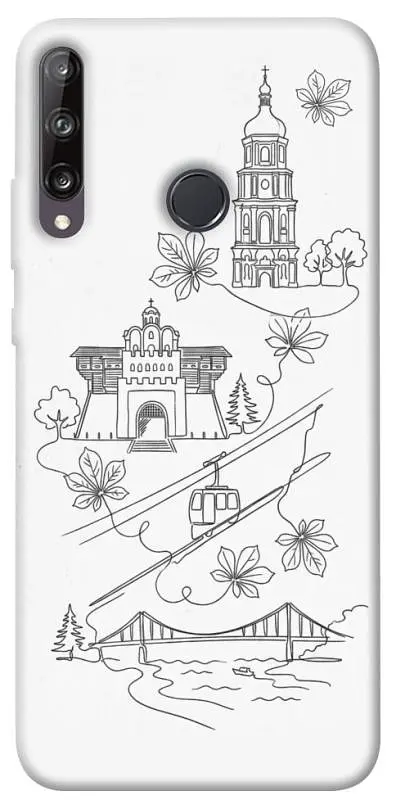 TPU чохол Demsky Kyiv spirit для Huawei P40 Lite E / Y7p (2020)