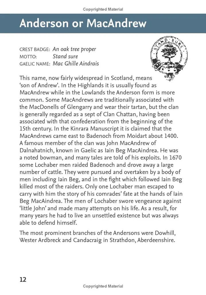 Clans and Tartans. Traditional Scottish Tartans - Scottish Tartans Authority - фото 5