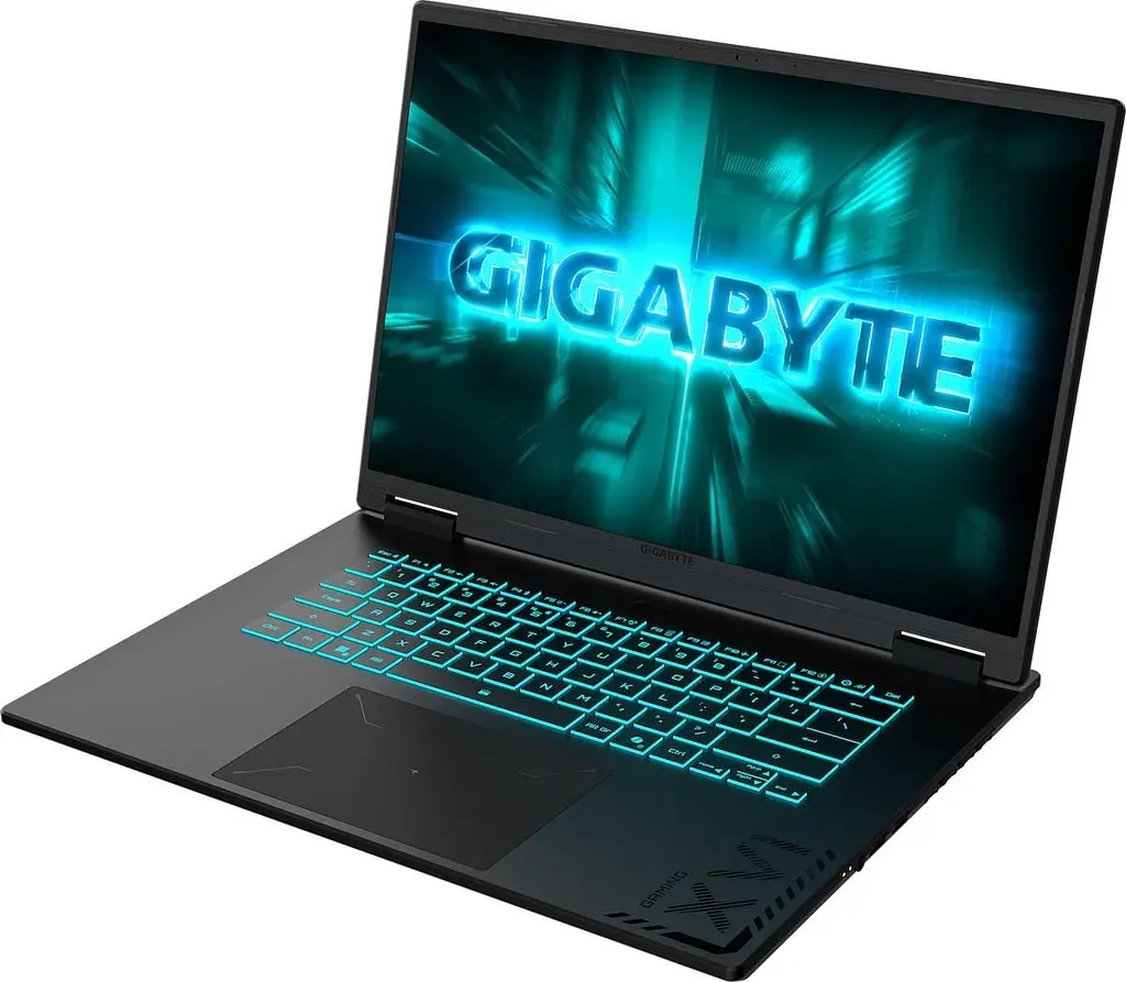 Ноутбук GIGABYTE 16 Gaming A16 WUXGA IPS 165Hz/Ryzen 7 260/16GB/1TB/RTX 5050 8GB/DOS/Black (3THK3UA894SD) - фото 8