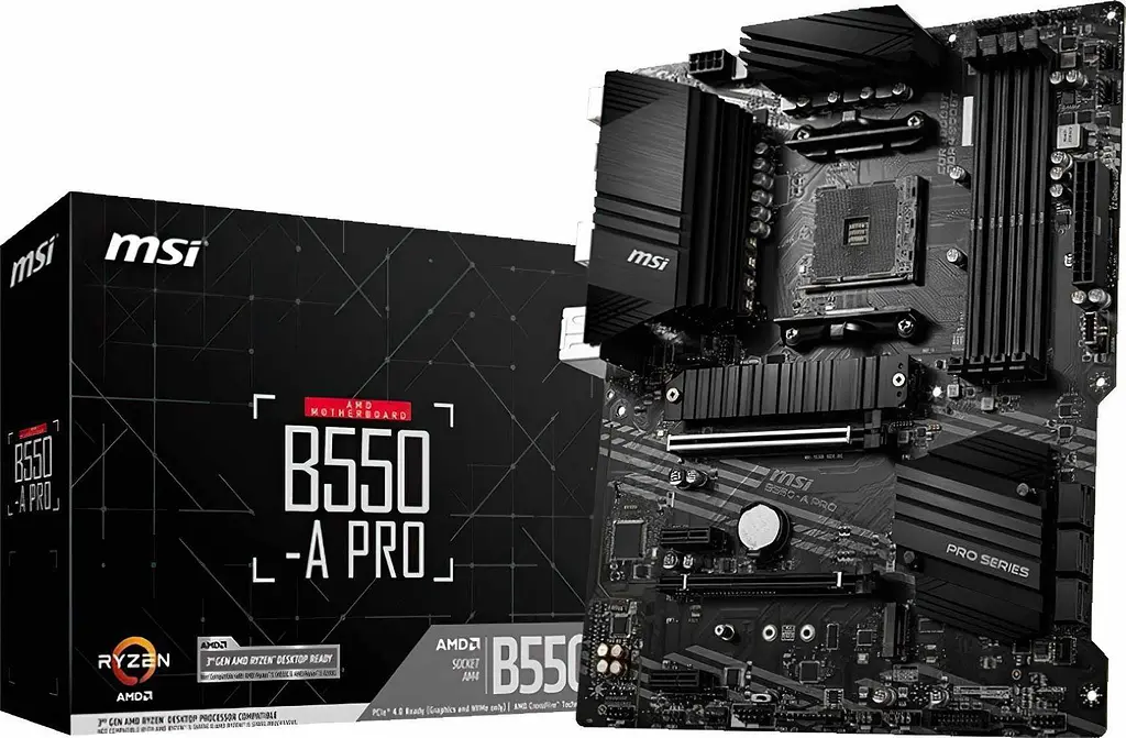 Материнська плата MSI B550-A Pro (B550-A Pro) (Socket AM4, AMD B550, ATX) - фото 4
