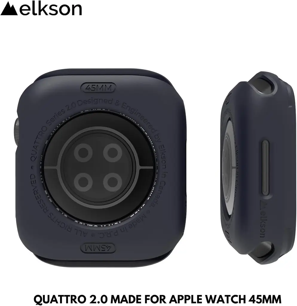 Чохол elkson для Apple Watch 45 мм бамперний чохол, Quattro 2.0 Series міцний чохол для Apple Watch та iWatch Series 9 8 7 - фото 3