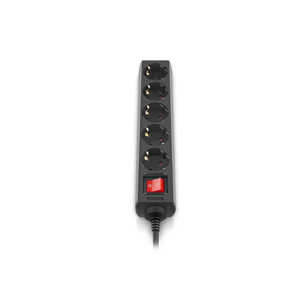 Мережевий фільтр живлення REAL-EL RS-Protect M 1.8m, black (EL122300026) - фото 2