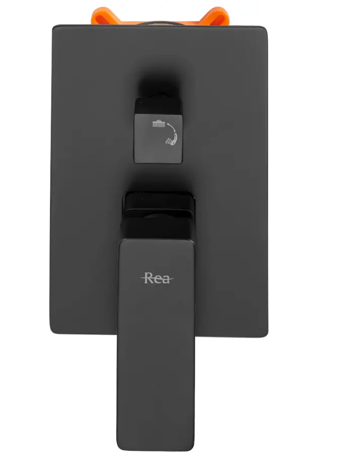 Душова система прихованого монтажу Rea Orix + Box black matt REA-P8465, Чорний матовий - фото 2