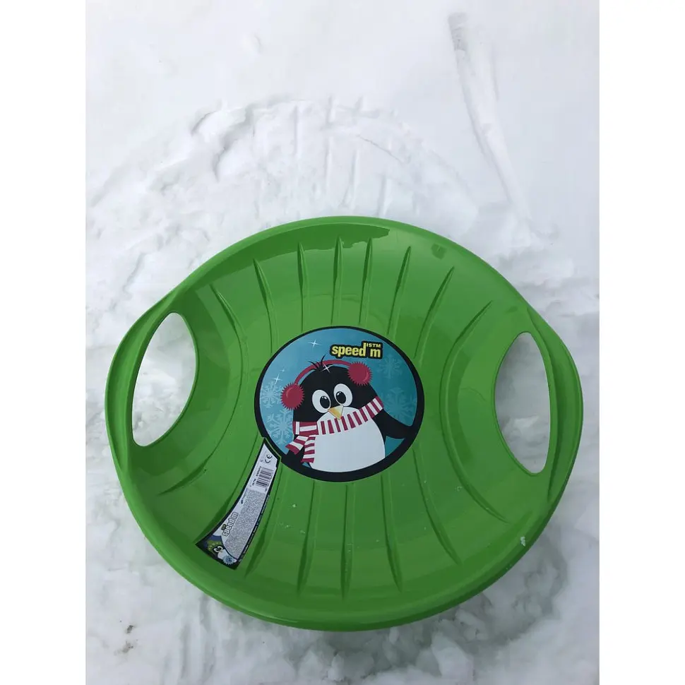 Зимові санки-диск SPEED-M Prosperplast 5905197069173 зелені - фото 2