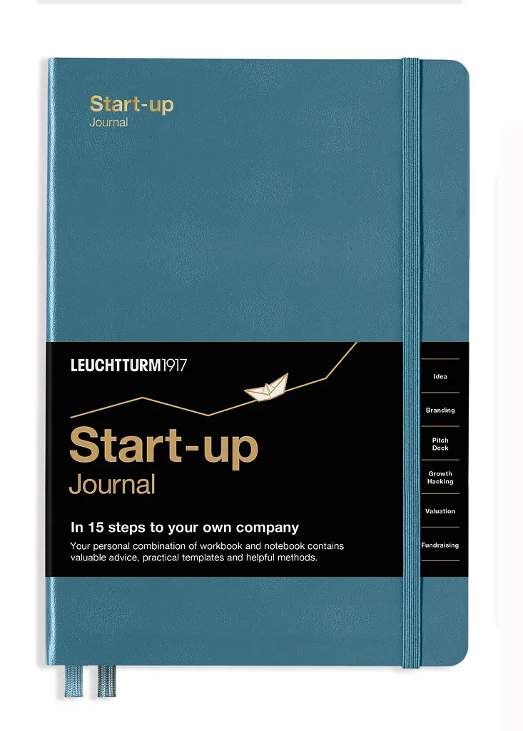 Блокнот Leuchtturm1917 Start-up Journal, Середній, Stone blue (англ) (363844) - фото 4