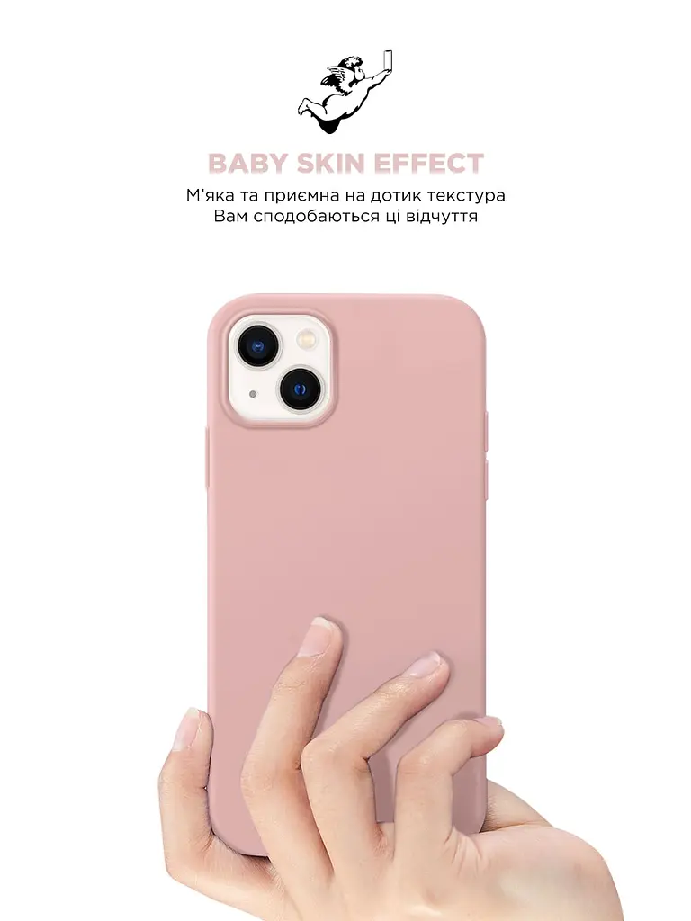 Силиконовый чехол для Apple iPhone 15 Plus, ICON2 Case, розовый, противоударный, панель, защита всего корпуса, матовая поверхность Soft Touch, выступает над дисплеем, совместим с защитными стеклами и пленками, с микрофиброй, ArmorStandart (ARM70517) - фото 8