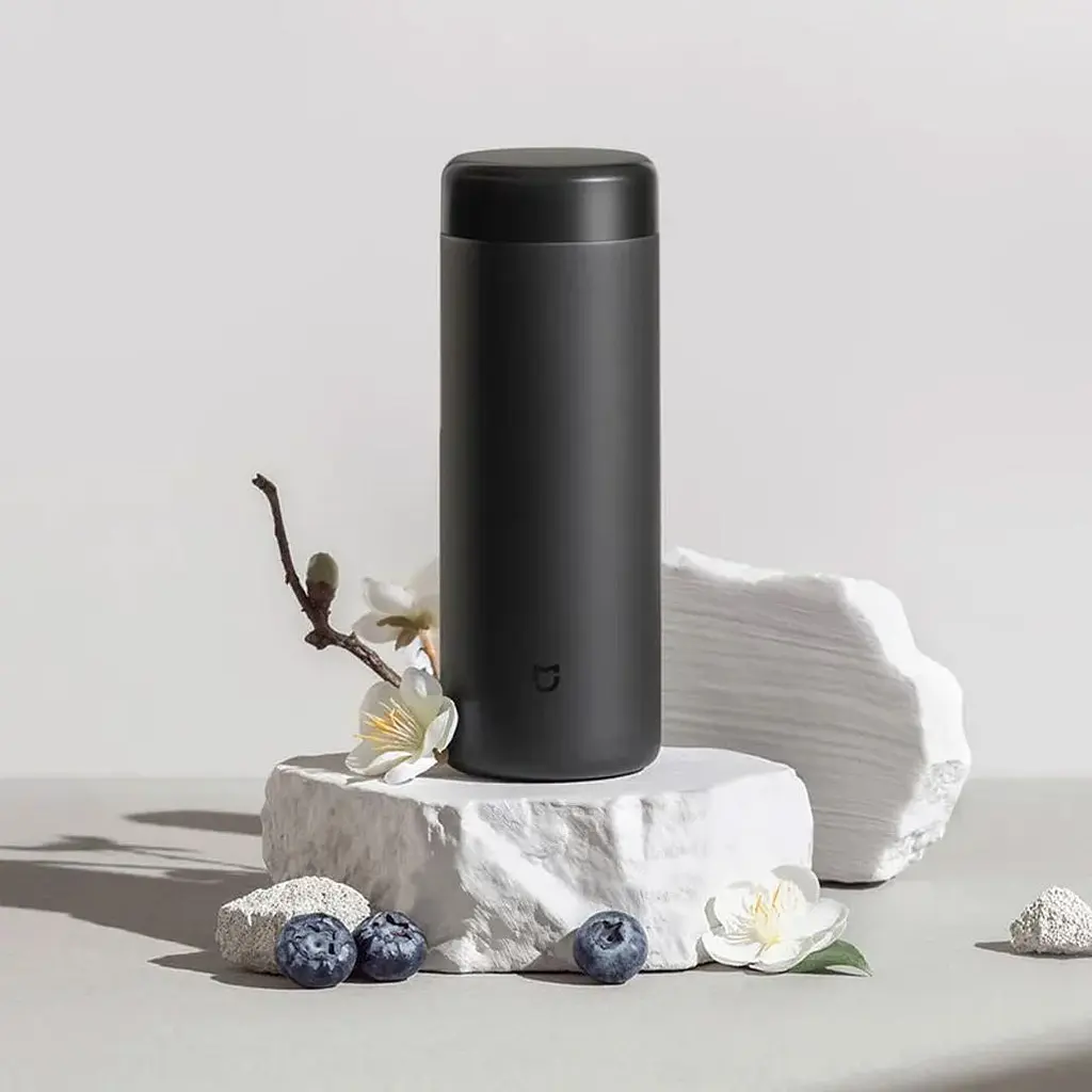 Термос MiJia Vacuum Cup 350 ml Black [MJKDB01PL] [129253] - фото 2