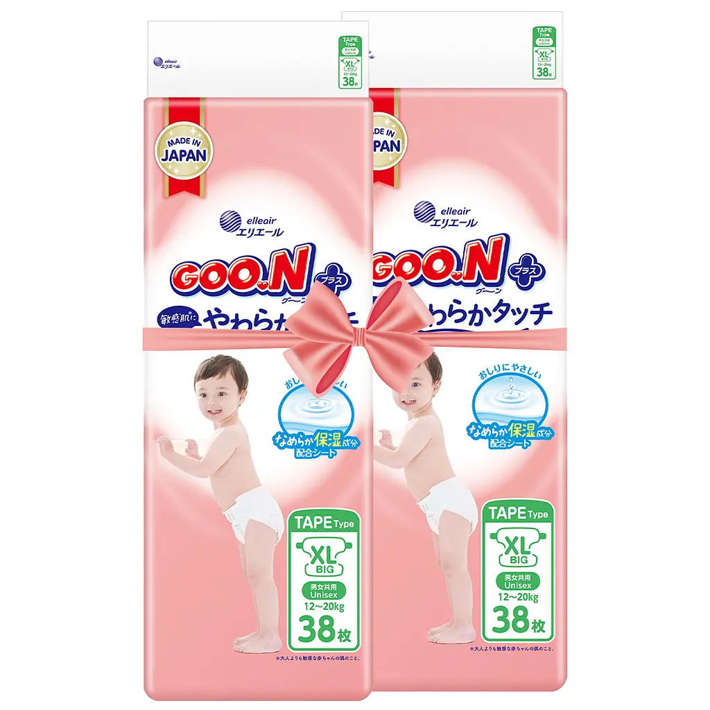 Підгузки Goo.N Plus для дітей 5XL 12-20 кг 76 шт., 76 шт. (21001499-2)