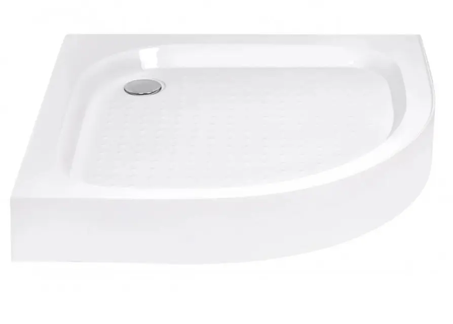 Набір Lidz Душова кабіна Latwa SC90x90.SAT.LOW.GR, напівкругла, скло тоноване 4 мм + Душовий піддон Kapielka ST90x90x15 - фото 8