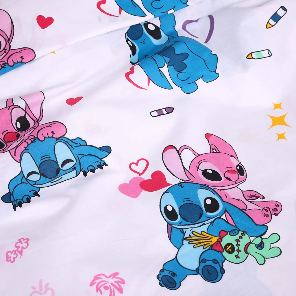 Наволочка MirSon Kids Time бязь Cute Stitch White 70x70 см (2200012552957) - фото 4