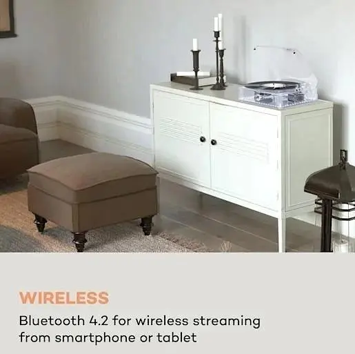 Стереосистема програвач вінілу Auna ClearTech Bluetooth 4.2 (10035573) - фото 9