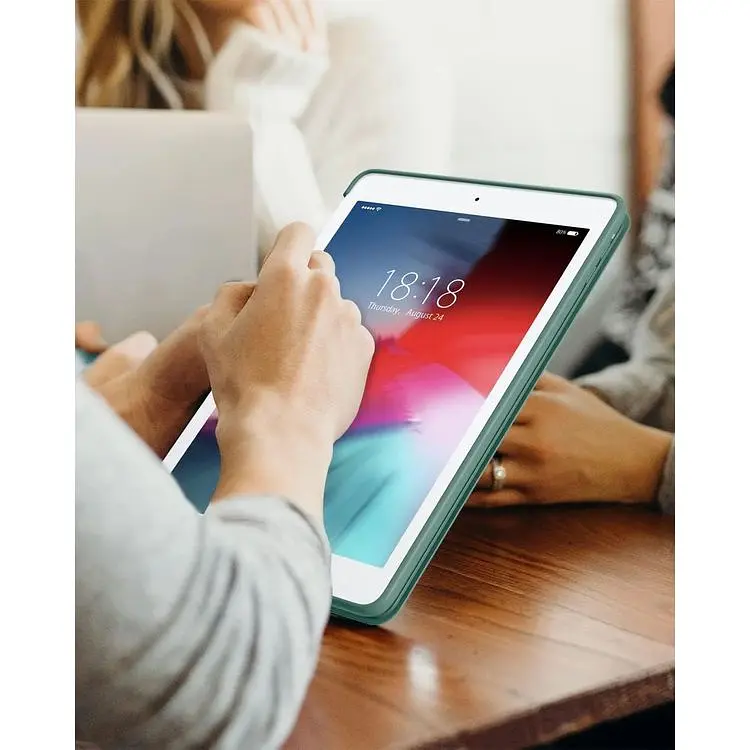 Чехол-книжка BeCover Tri Fold Soft TPU Silicone для Apple iPad 9.7 2017/2018 A1822/A1823/A1893/A1954 Dark Green (711129) - фото 6