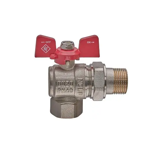 Кран кульовий з американкою Nolf classic 3/4" кутовий NFC.941-08 (NF3156) - фото 4
