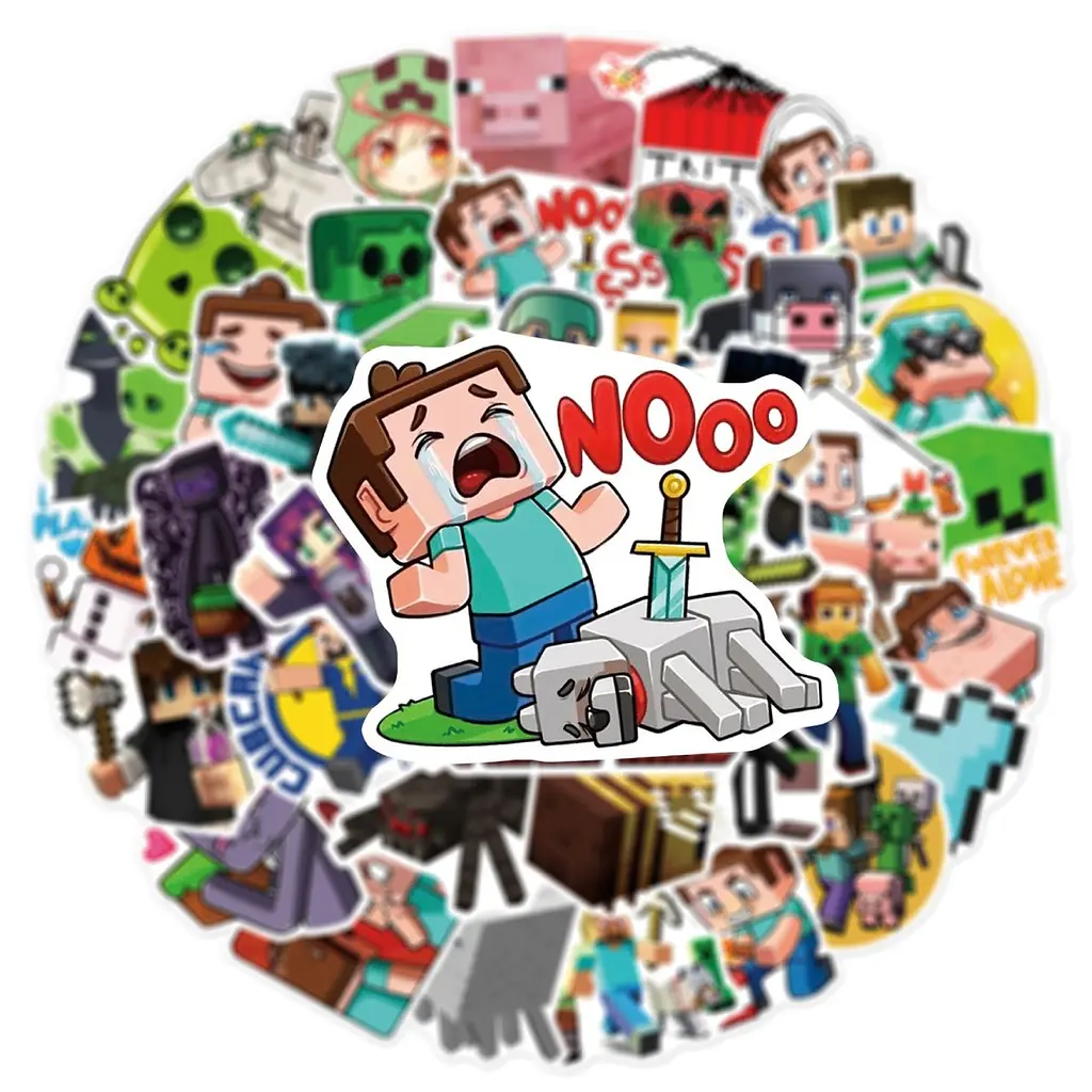 Стикерпак GeekLand Minecraft 50 штук - фото 7