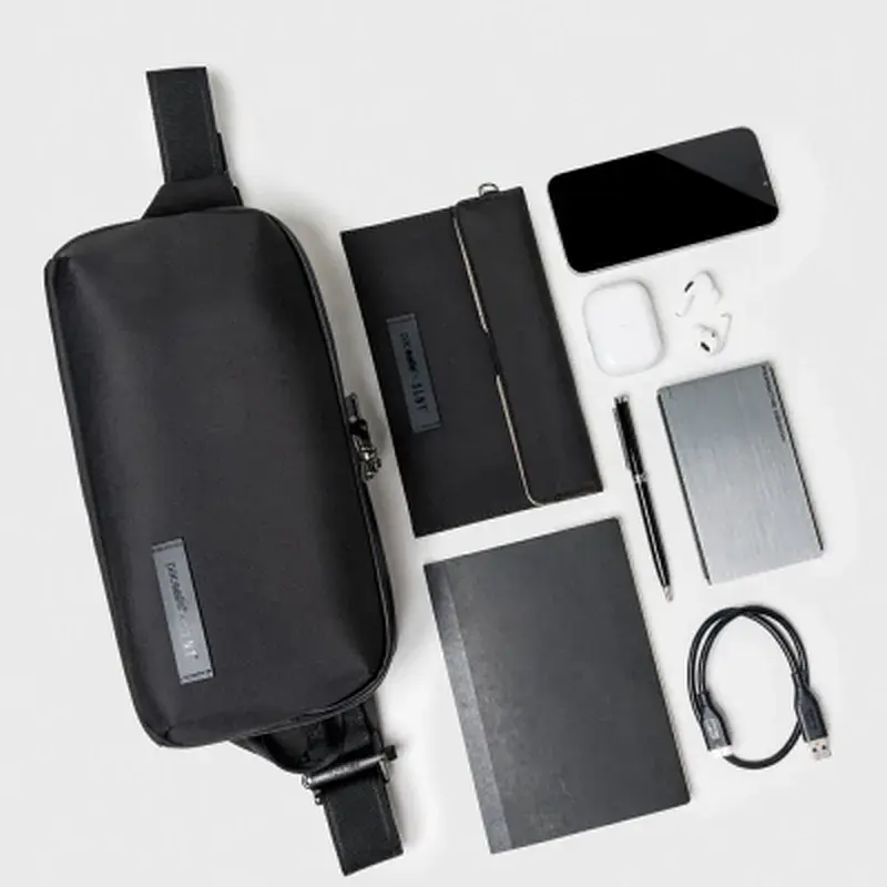 Сумка Pacsafe x SLNT pocket sling Чорна (83102100) - фото 9