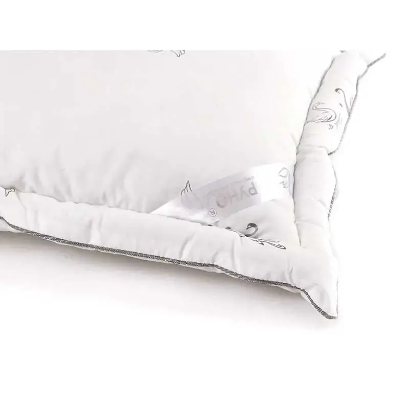 Подушка Руно Silver Swan с искусственным лебяжьим пухом 40х60 белая (309_Silver Swan) - фото 2
