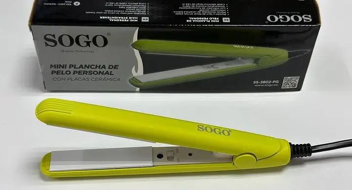Випрямляч для волосся Sogo Зелений PPE-SS-3802-PG - фото 3