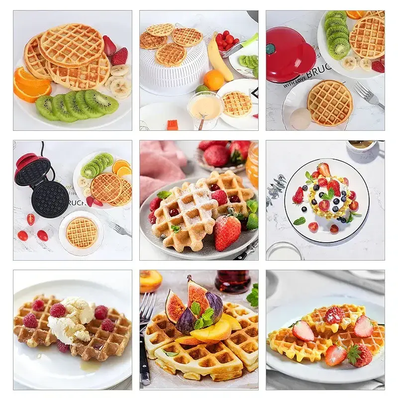 Мінівафельниця Mini Waffle Maker для бельгійських вафель - фото 5