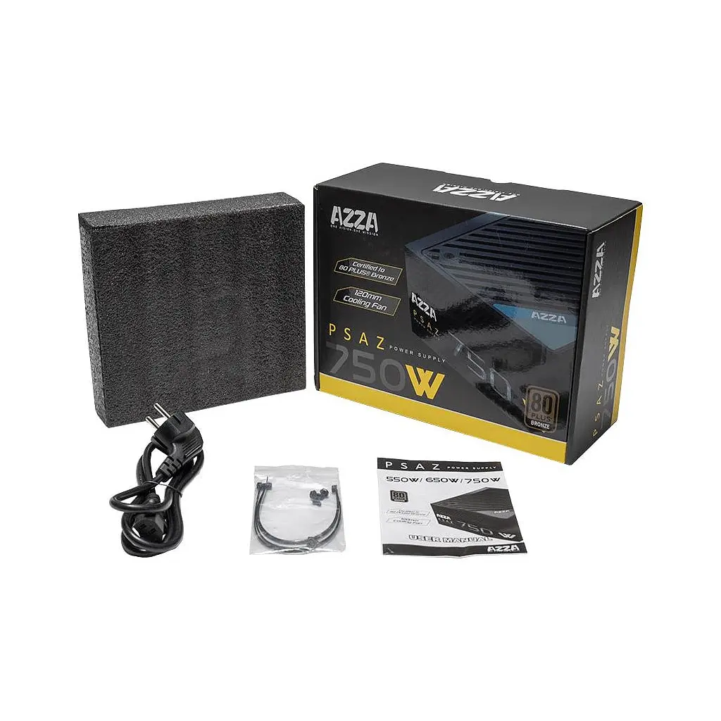 Блок живлення Azza 750W (PSAZ-750W(ATX3.1)) - фото 5