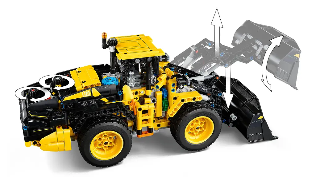 Конструктор LEGO Technic Колісний навантажувач Volvo L120 Electric 973 деталі (42209) - фото 10