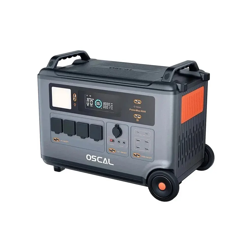 Зарядна станція Oscal PowerMax 6000W, 3600Wh (PowerMax 6000) - фото 4