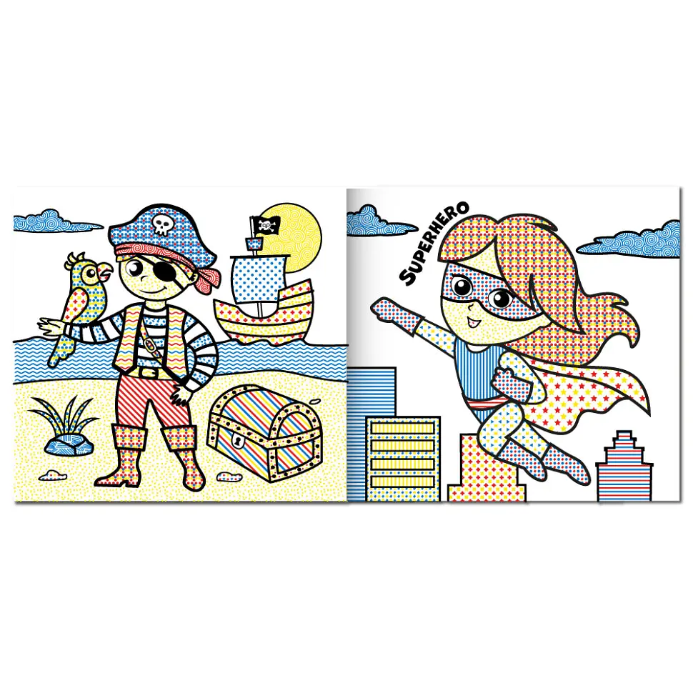 Водна розмальовка "Улюблені герої" Апельсин РМ-95-08 серія "MINI Water Book" - фото 2