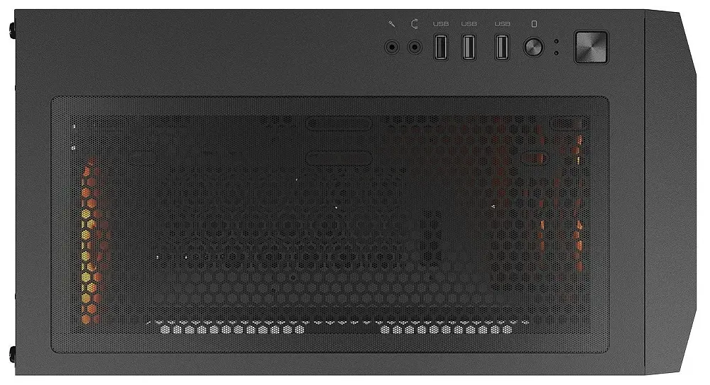 Корпус Cougar Uniface Mini RGB Black без БЖ Mini Tower для Micro ATX / Mini ITX 2xUSB 3.0 / 1xUSB 2.0 макс. CPU - 160 мм / VGA - 340 мм 2x140 мм ARGB + 1x120 мм ARGB бічна панель із загартованого скла вбудований ARGB Hub - фото 6