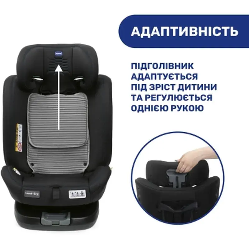 Автокрісло Chicco Unico Evo i-Size Air чорне (8058664167326) (87031.72) - фото 10