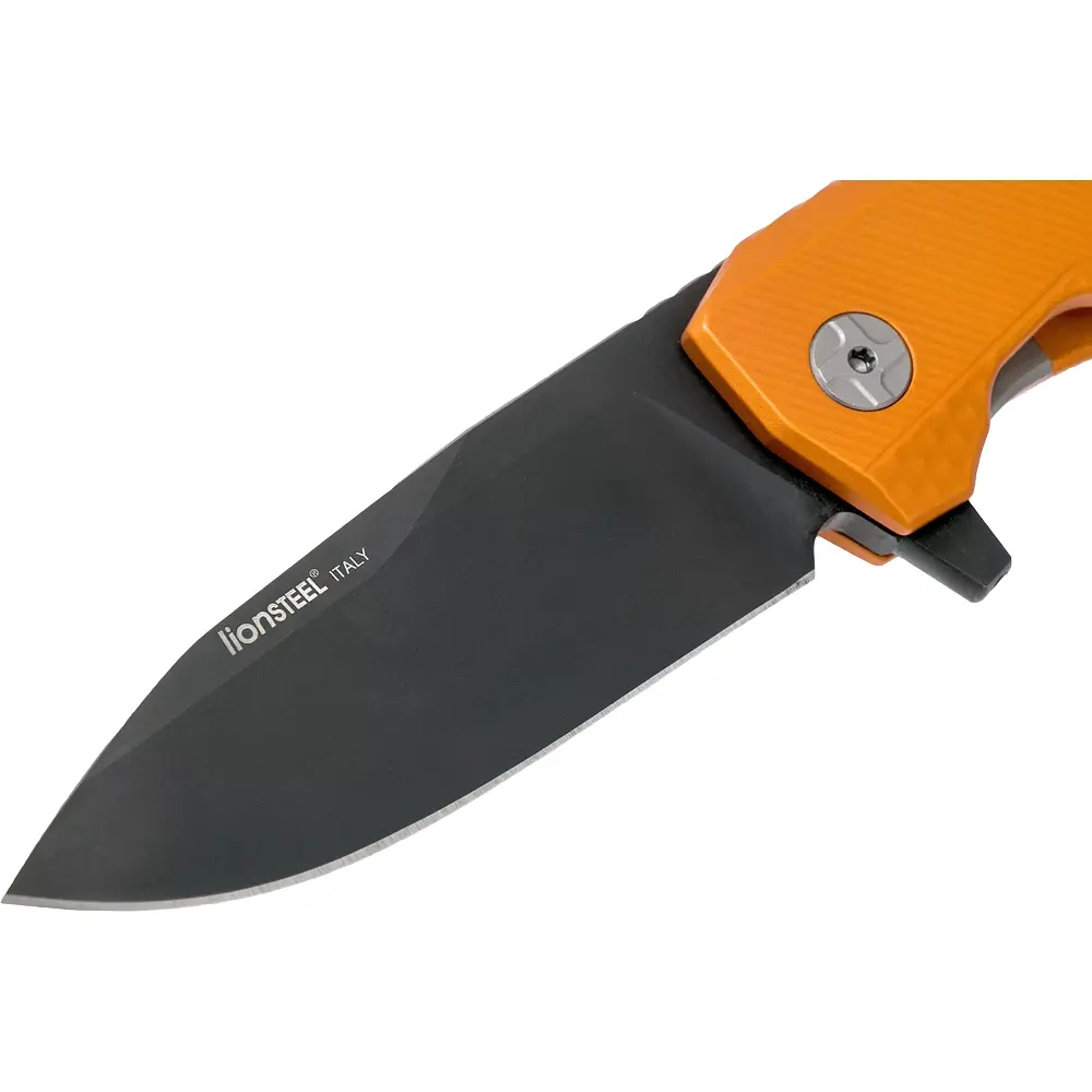 Ніж Lionsteel ROK Aluminum Orange Black - фото 3