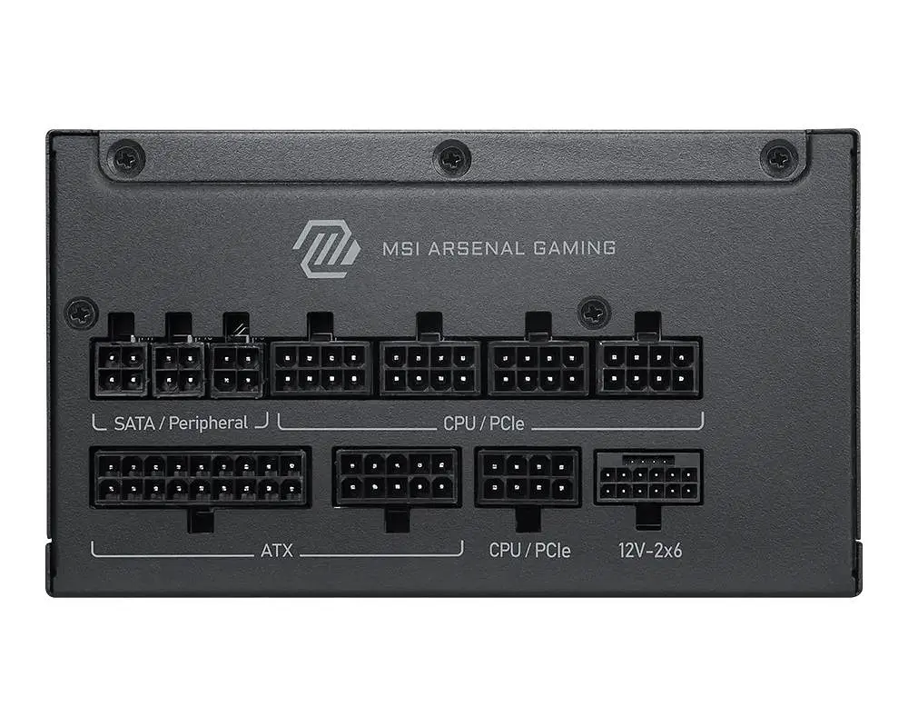 Блок живлення MSI MAG A1000PLS 1000W ATX 3.1 80+ Platinum (MAG A1000PLS PCIE5) Black - фото 5