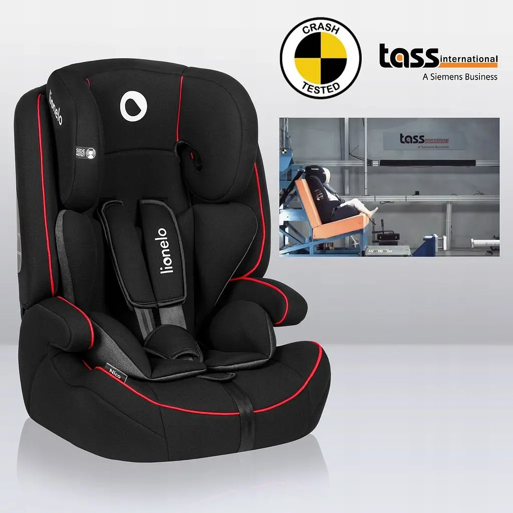 Автокрісло Lionelo Nico 9-36 кг Black Red - фото 9