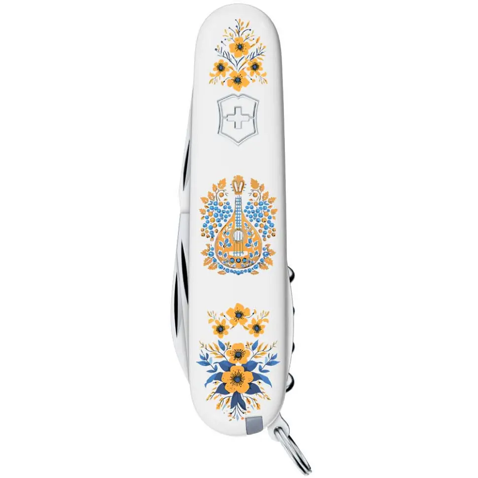 Ніж Victorinox Spartan Ukraine 91мм 12функ біл Українські мотиви - фото 3