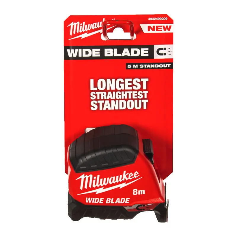 Рулетка магнітна WIDE BLADE MAGNETIC MILWAUKEE (Gen2), 8м (35мм) - фото 3