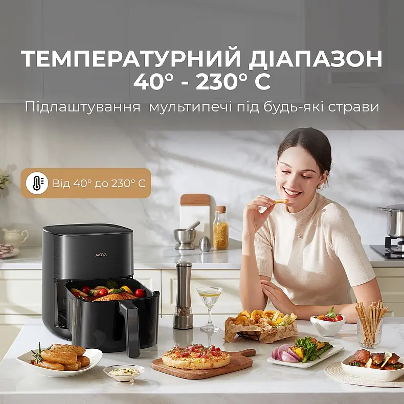 Мультипіч Mova AeroChef FD10s Pro Black - фото 11