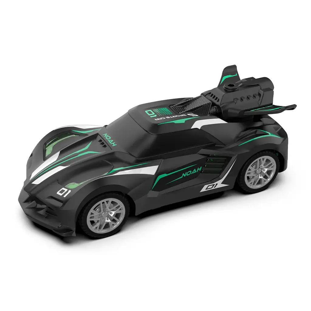 Автомобіль SPRAY CAR на р/к - SPORT (чорний, 1:24, світло, вихлопна пара)