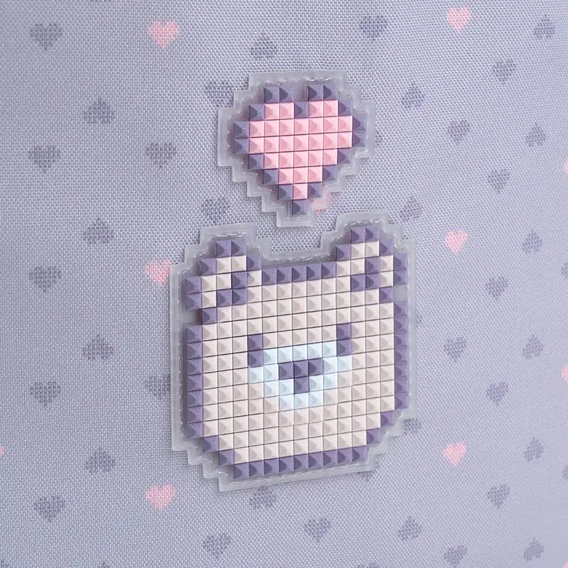 Рюкзак Kite Education 763S Pixel Love Серый (K26-763S-1) - фото 14